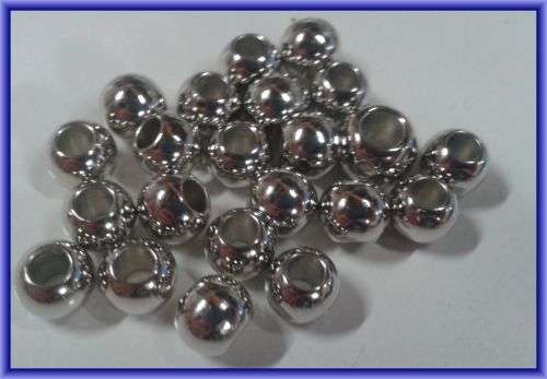 SPRING SALE!! Metalised Spacer, 8mm - Pack of 50.