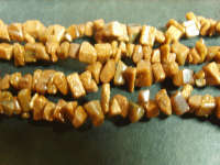 Goldstone Chips, 20cm String.