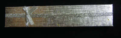 Silver Display Box , 210mm x 42mm - Sold Individually.