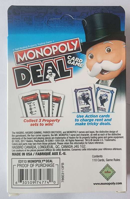 3 x Popular games  **Jenga Giant** Monopoly Deal** Do you really know your family**