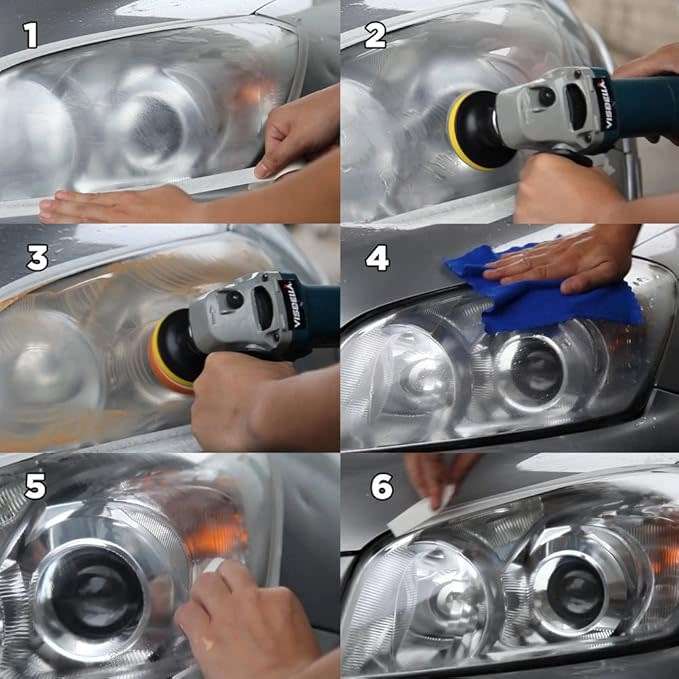 Visbella DIY Headlight Restoration Kit Auto system