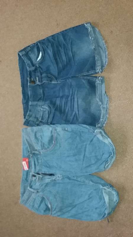 2 pairs denim shorts - 30