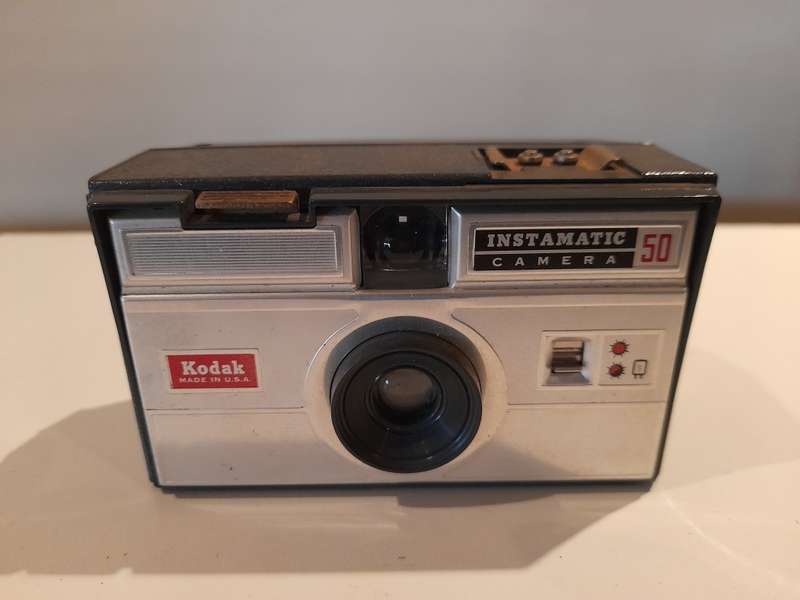 Kodak Instamatic 50 camera.