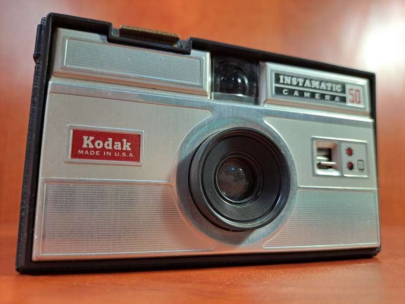 Kodak Instamatic 50 camera.