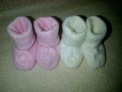 0/3MONTHS POLAR FLEECE BED SLEEPING BOOTS