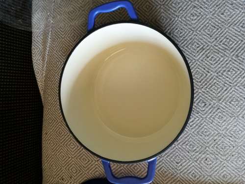 George and Mason - 4.7L Cast Iron Casserole - Blue Enamel