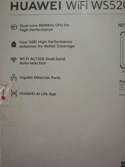 Huawei Wi-Fi WS5200 AC1200 Wireless Router