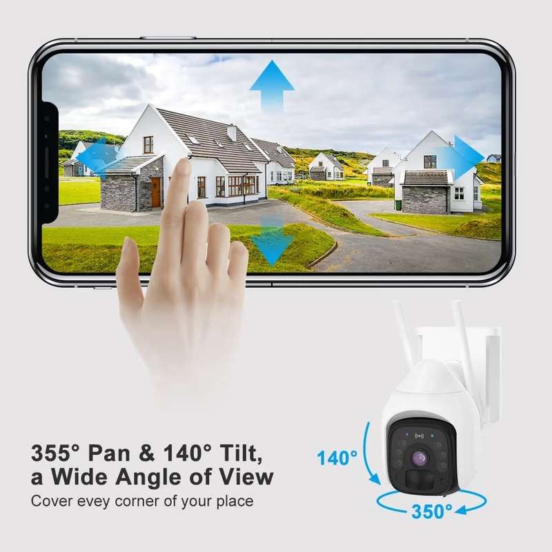 Atlantis Pro 4G wireless Solar Security Camera Waterproof and motion detection