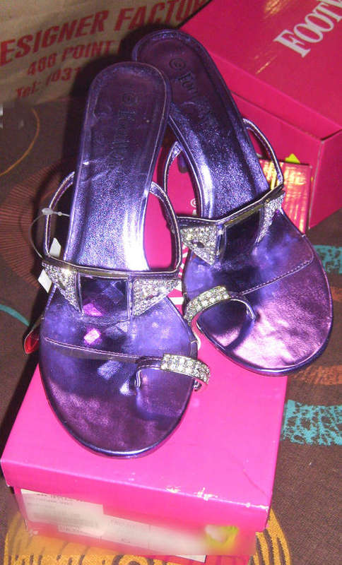 SEXY PURPLE BLING EVENING HEELS TO DIE FOR IN SIZE 6