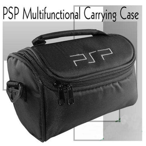 Black Travel Case Cover carry Pouch Bag for Sony PSP