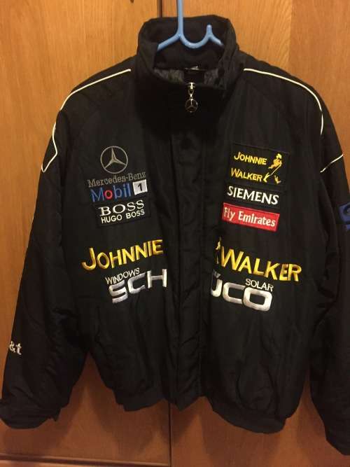 Mens Mercedes Mclaren formula 1 racing jacket - medium