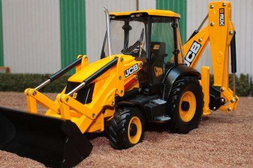 1:32 scale diecast model - JCB 3CX Backhoe loader / TLB / Tractor / Caterpillar / Komatsu