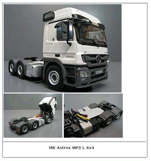 1:50 scale Mercedes Benz  Actros MP3 Flagship model - 6x4 truck / horse (2015 Spec)