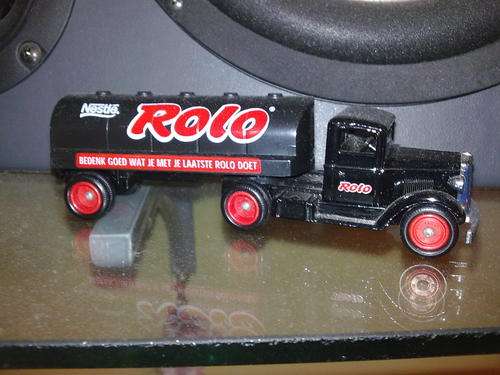 1:72 scale Ford truck and tanker trailer in Rolo Livery - Limited edition