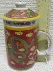 Tea cup - with tea strainer inside!