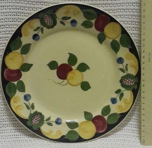 Adams Titian glazed fruit plate 25 cm -Collectible! Big and beautiful!