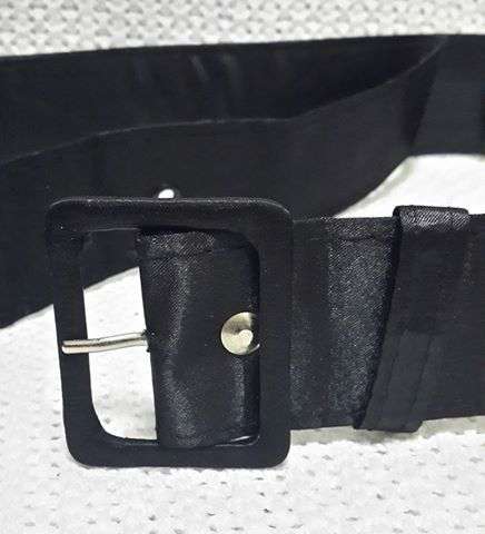 Silky black Thruworhts belt - size 34
