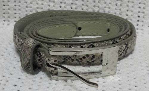 Snake skin look alike belt - size 10