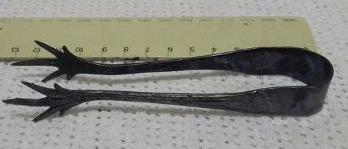 EPNS ice/sugar tong -  Claw