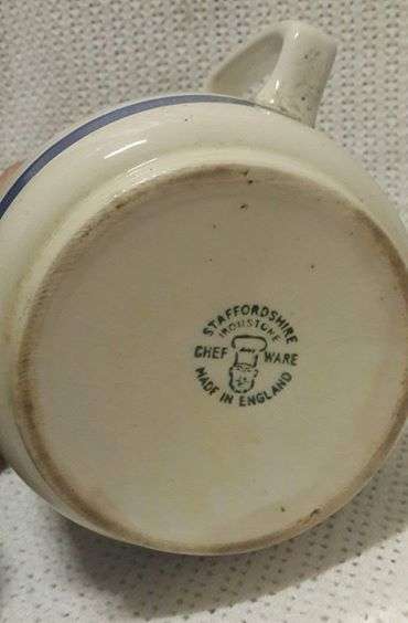 Ironstone jug - Gorgeous - even with the `character chips`