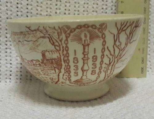 1838 - 1938 Uniewinkels bowl