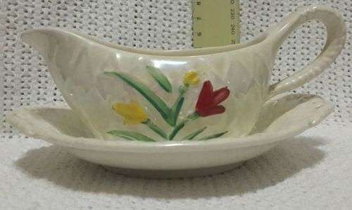 Wade England Sauce jug and saucer - hand painted