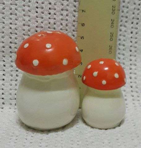 Mushroom Salt and Pepper set - W Germany