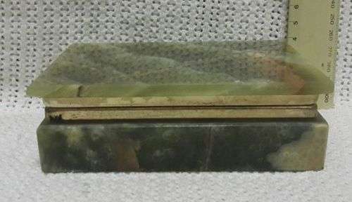 Vintage solid marble jewelry box - LOOK!