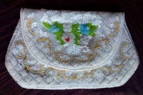 Gorgeous vintage beaded bag! Perfect condition. LOOK 18 x 10cm
