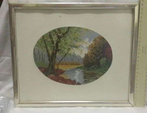 Framed tapestry