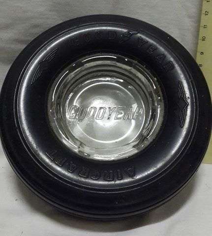Goodyear tyre ashtray
