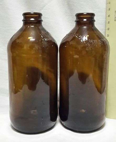 Brown bottles