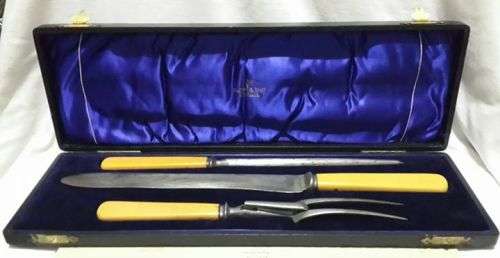 Sheffield carving set - boxed