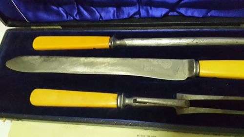 Sheffield carving set - boxed