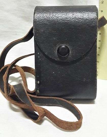 Vintage binoculars with carry case