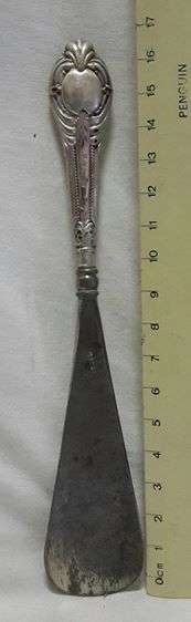 925 Silver handle lady shoehorn