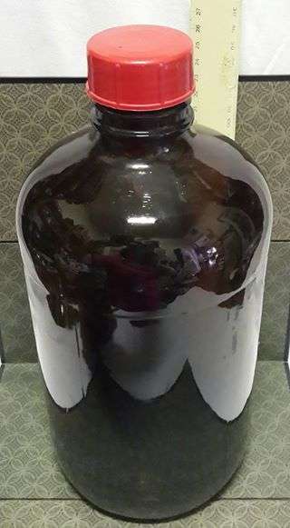 Beautiful big brown bottle