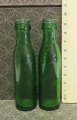 Two green bottles