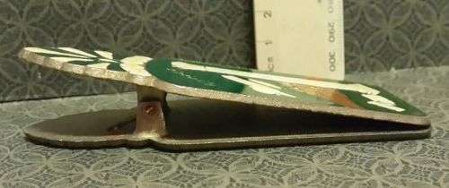 Enamel and brass paper clip