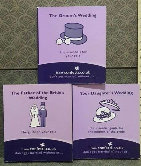 The Groom/Father of the bride/Your daughters wedding - 3 books!