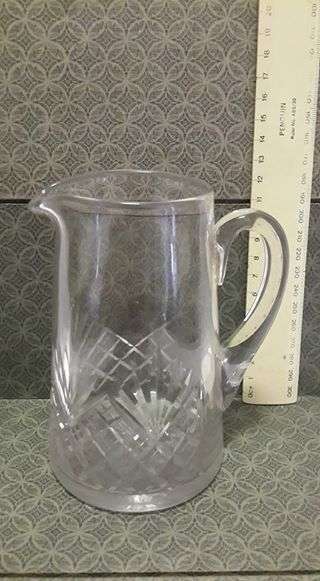 The most beautiful small cut glass milk jug - Look!!