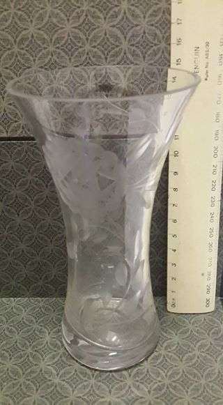 Cut glass vase - So beautiful!
