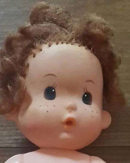 So cute!!  Old doll!  - she is  gorgeous!! See the freckles!