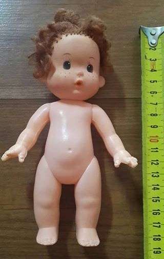 So cute!!  Old doll!  - she is  gorgeous!! See the freckles!