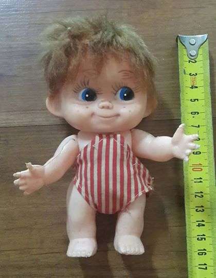 Vintage Evergreen Doll Hong Kong 1960`s Super Cute - Plastic