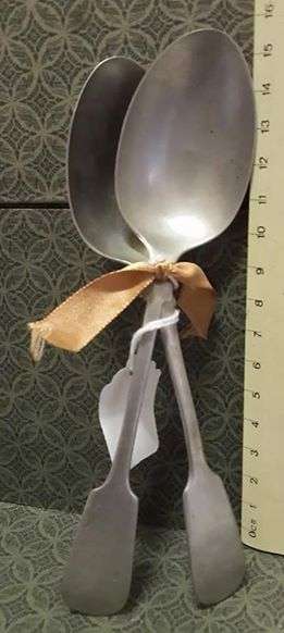 2x EPNS table spoons