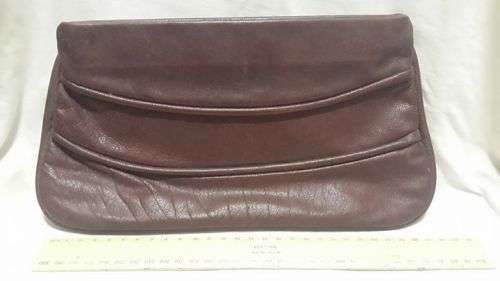 Real leather clutch bag!
