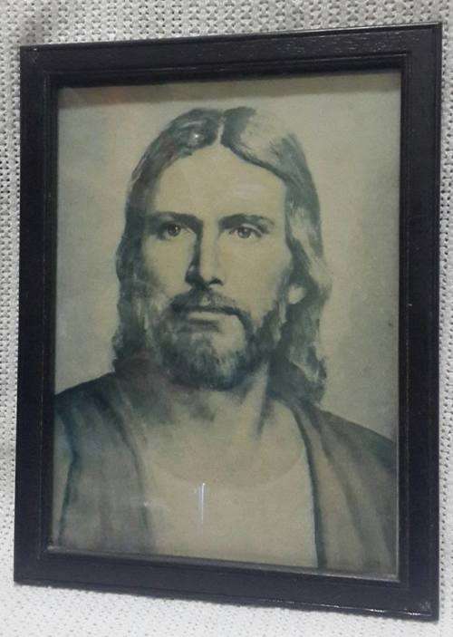 Framed Jesus Picture 320x240mm