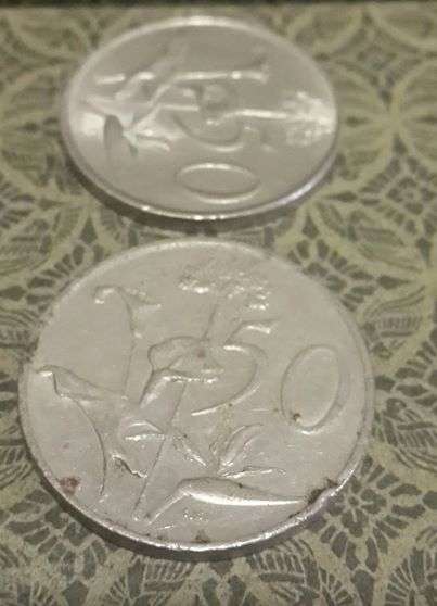 1985 50 cent coins