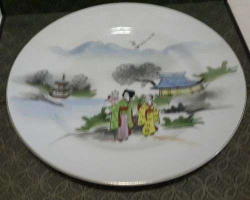 Soho China - hand painted side plate - Look!
